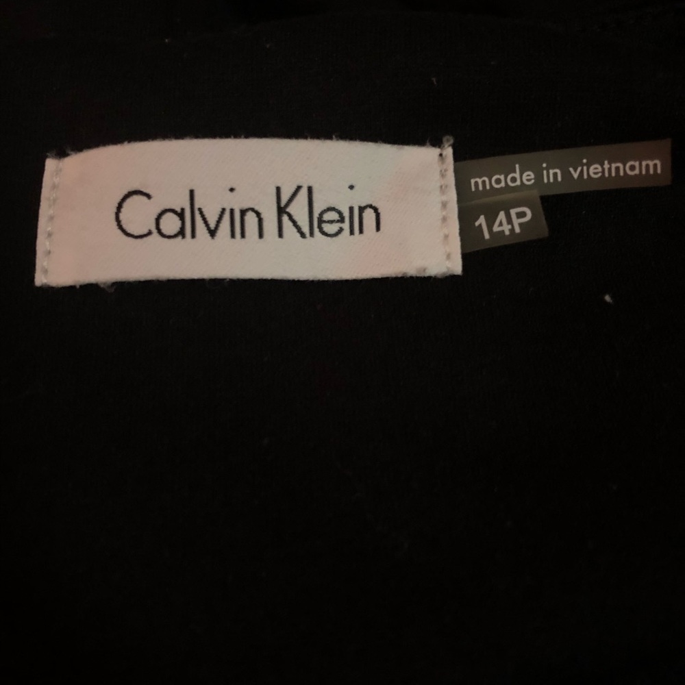 Calvin Klein size 14P black dress